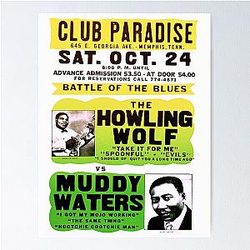 Muddy Waters Blues Poster