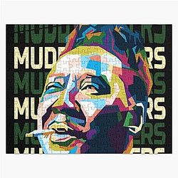 Abstract Mud Waters in WPAP Jigsaw Puzzle