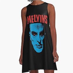 Mens Best Mudhoney Rock Band Gift A-Line Dress For Movie Fans