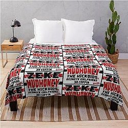 MPJJ Zeke Mudhoney Hickoids Redneck Girlfriend Throw Blanket