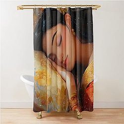Sleeping Mulan Disney Princess Shower Curtain