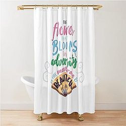Mulan the Flower That Blooms Shower Curtain