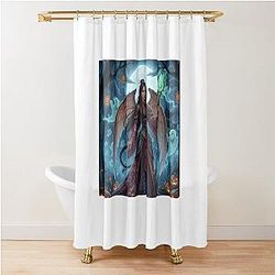 Mulan as a Demon Shower Curtain