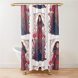 Mulan Princess Shower Curtain