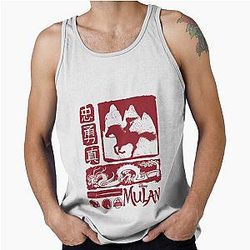 Mulan Princess Mulan Dragon Disney Tank Top
