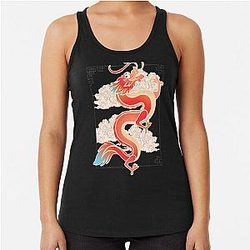 Mushu Dragon Mulan Racerback Tank Top