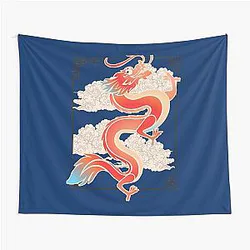 Mushu Dragon Mulan Tapestry