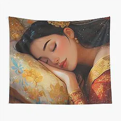 Sleeping Mulan Disney Princess Tapestry