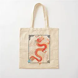 Mushu Dragon Cotton Tote Bag