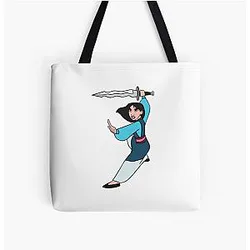 Mulan All Over Print Tote Bag