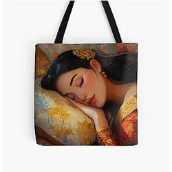 Sleeping Mulan Disney Princess Tote Bag