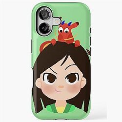 Mulan and Mushu iPhone Case