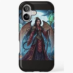 Mulan as a demon iPhone Case