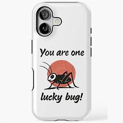 You are one lucky bug Mulan inspired lucky cricket design iPhone tough case