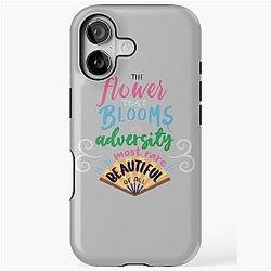 Mulan the flower that blooms iPhone case