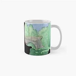 Watercolor Silhouette Mulan Garden Classic Mug