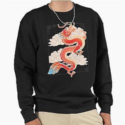 Mushu Dragon Mulan Pullover Sweatshirt
