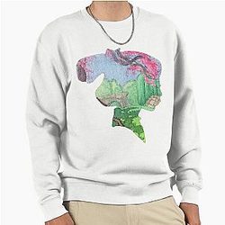 Watercolor Silhouette Mulan Garden Sweatshirt