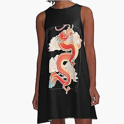 Mushu Dragon A-Line Dress