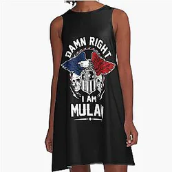 Mulan T Shirt A Line Dress