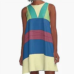 Mulan Princess Original Jade Green A-Line Dress