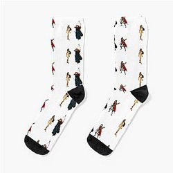 Fighters (Pocahontas, Mulan), Pixel Art Socks