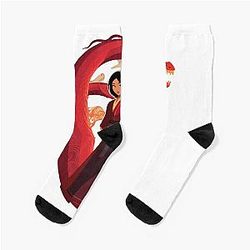 Mulan and the Dragon Sock