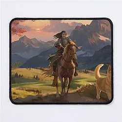 Mulan Ancient Chinese Women Wall Art Mouse Pad