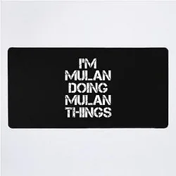 Mulan Name T Shirt - I'm Mulan Doing Things Name Gift Item Tee Mat