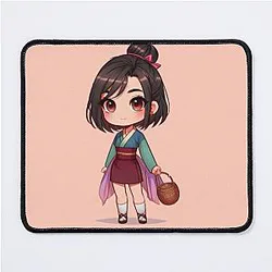 Chibi Modern Mouse Pad