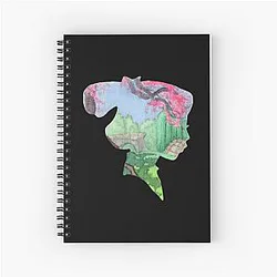 Watercolor Mulan Garden Classic Spiral Notebook