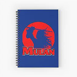 Mulan Shirts Spiral Notebook