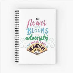 Mulan The Flower That Blooms Spiral Notebook