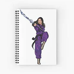 Mulan in Purple Notebook