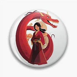 Mulan and the Dragon Pin