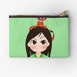 Mulan and Mushu Zipper Pouch
