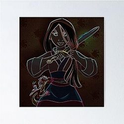 Mulan and Chinese Legend Poster