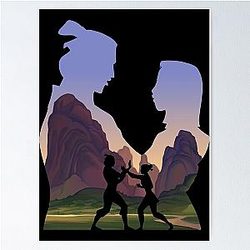 Mulan and Li Shang Poster