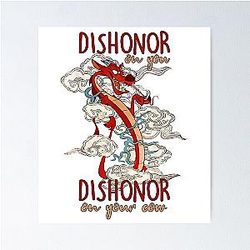 Mulan Dragon Poster