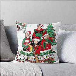 Mulan Christmas Throw Pillow