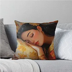 Sleeping Beauty Mulan Disney Princess Throw Pillow