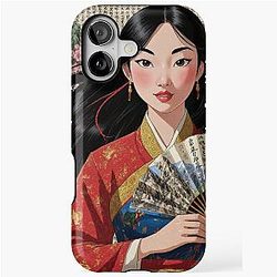 Hua Mulan Voynich manuscript Collage iPhone Tough Case