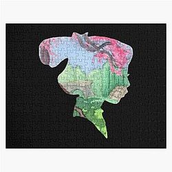 Watercolor Silhouette Mulan Garden Classic Jigsaw Puzzle