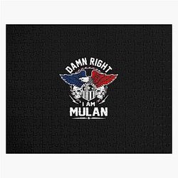 Mulan T Shirt Damn Right I Am Mulan Gift Item Puzzle