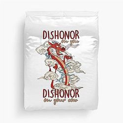 Mulan Dragon Duvet Cover