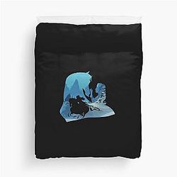 Mulan and Khan Duvet Cover