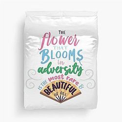 Mulan The Flower That Blooms Duvet Cover