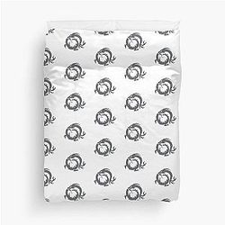 Circle Dragon Mulan Inspired Duvet Cover