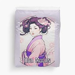 Ancient Legend of Hua Mulan Art Duvet Cover