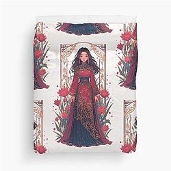 Mulan Princess Duvet Cover